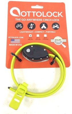 ottolock steel & kevlar combination bike lock